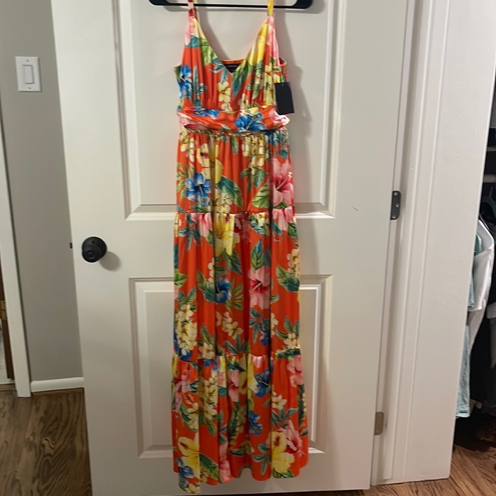 NWT Boston proper tropical maxi dress